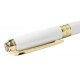 DIPLOMAT Excellence A2 - Pearl White Gold - stilou cu penita M, din otel inoxidabil