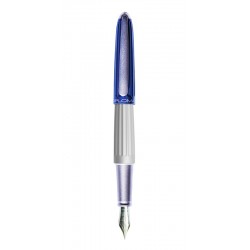 DIPLOMAT Aero blue silver - stilou cu penita M, aurita 14kt. - limited edition