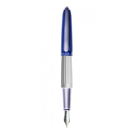 DIPLOMAT Aero blue silver - stilou cu penita M, aurita 14kt. - limited edition