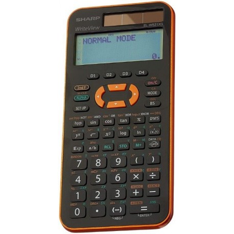 Calculator stiintific, 16 digits, 335 functiuni, 168x80x14 mm, dual power, SHARP EL-W531XGYR -