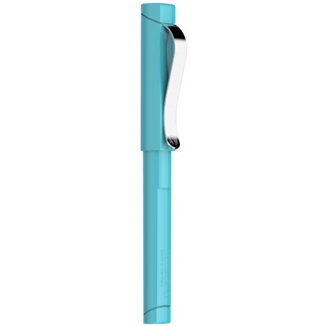 Stilou SCHNEIDER Base (tip L - stangaci) - corp turcoaz