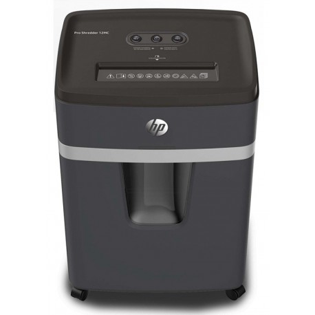 Distrugator de documente HP Pro Shredder 12MC - 12 coli, micro cut (2 x 15mm), nivel securitate 5