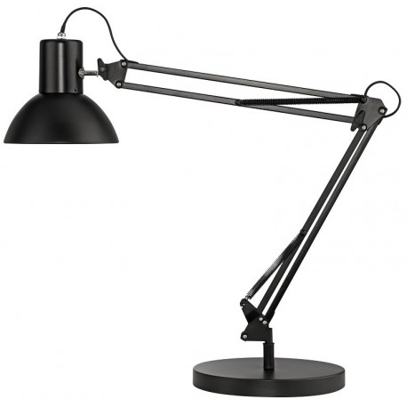Lampa de birou, UNILUX Success 80, cu brat articulat - neagra