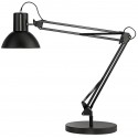 Lampa de birou, UNILUX Success 80, cu brat articulat - neagra
