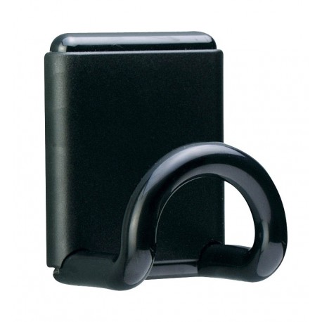 Agatatoare metalica pentru haine, fixare cu magnet, UNILUX Fil - neagra
