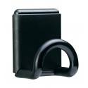 Agatatoare metalica pentru haine, fixare cu magnet, UNILUX Fil - neagra