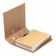 Biblioraft OXFORD Touareg, carton reciclat, cotor 80mm - culoarea nisipului/alb
