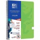 Caiet cu spirala A4, OXFORD School Touch , 70 file-90g/mp, 4 perf, coperta carton verde lime - dicta