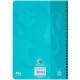 Caiet cu spirala B5, OXFORD Touch, 70 file - 90g/mp, Scribzee, coperta carton verde menta- punctat