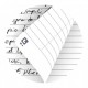 Caiet cu spirala A5, OXFORD Touareg, 90 file - 90g/mp, coperta carton reciclat, cul. nisip/alb - dic