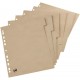 Separatoare carton reciclat, A4, 6 buc/set, OXFORD Touareg - culoarea nisipului