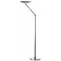 Lampa de podea cu picior, cu LED, cu brat articulat, UNILUX Varialux - gri metalizat