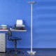Lampa de podea cu picior, cu LED, cu brat articulat, UNILUX Varialux - gri metalizat