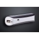 Baterie externa GRIXX Optimum - 2600mAh - neagra