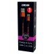 Cablu date GRIXX - USB-C to USB, impletit, lungime 1m - rosu/negru