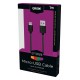 Cablu date GRIXX Optimum - Micro USB to USB, impletit, lungime 1m - negru