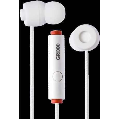 Casti GRIXX Optimum - cu microfon - albe