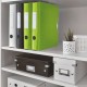 Biblioraft LEITZ 180 Active WOW, polyfoam, A4, 65 mm, verde