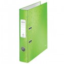 Biblioraft LEITZ 180 WOW, carton laminat, A4, 52 mm, verde