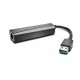 Adaptor Kensington UA0000E, USB 3.0 la Ethernet, negru