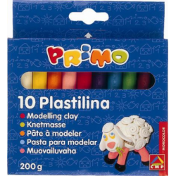 Plastilina Morocolor, 10 culori, 20 g/culoare