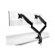 Suport pentru monitor Kensington SmartFit One Touch, 2 brate ajustabile, cu fixare pe birou, negru