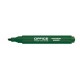 Permanent marker, varf tesit 1-5mm, corp plastic, Office Products - verde
