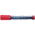 Marker SCHNEIDER Maxx 293, pentru tabla de scris+flipchart, varf tesit 2-5mm - rosu