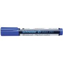 Marker SCHNEIDER Maxx 293, pentru tabla de scris+flipchart, varf tesit 2-5mm - albastru