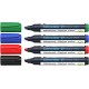 Marker SCHNEIDER Maxx 293, pentru tabla de scris+flipchart, varf tesit 2-5mm, 4 cul/set - (N,R,A,V)