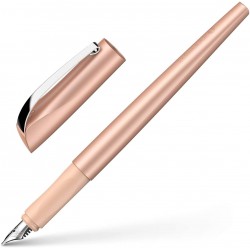 Set stilou caligrafie SCHNEIDER Callissima, cutie cadou, 3 capete stilou+6 rezerve cerneala-piersica