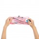 Penar cu fermoar, ZIPIT Clear Monster - roz