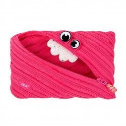 Penar cu fermoar, ZIPIT Party Monster Jumbo - roz