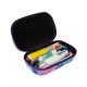 Penar cu fermoar, ZIPIT Glitter Storage box - roz