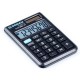 Calculator de buzunar, 8 digits, 88 x 59 x 10 mm, capac din plastic, Donau Tech DT2081 - negru