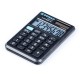 Calculator de buzunar, 8 digits, 88 x 59 x 10 mm, capac din plastic, Donau Tech DT2081 - negru