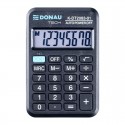 Calculator de buzunar, 8 digits, 88 x 59 x 10 mm, Donau Tech DT2083 - negru