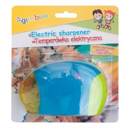 Ascutitoare electrica cu autostart/stop GIMBOO - transparent/galben