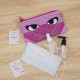 Penar dublu cu fermoar si masca material textil, ZIPIT Face-It Bandit - roz