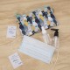 Penar dublu cu fermoar si masca material textil, ZIPIT Face-It Cats - gri