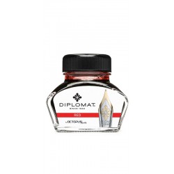 Calimara cu cerneala Diplomat Octopus, 30 ml - rosu