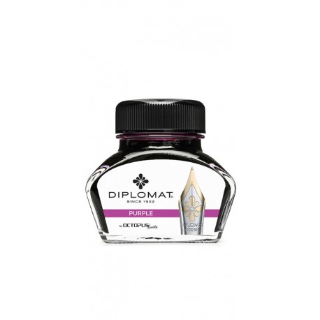 Calimara cu cerneala Diplomat Octopus, 30 ml - violet