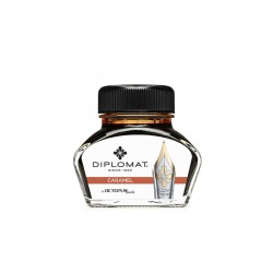 Calimara cu cerneala Diplomat Octopus, 30 ml - maro caramel