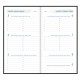 Agenda 9x16,5 cm7zile/2pag(128pag), spirala, VISUPLAN - Seta asortate