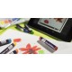 Creioane ulei pastel DERWENT Academy, 12 buc/set, diverse culori