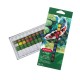 Culori acrilice DERWENT Academy, 12 ml, 12 buc/set, diverse culori