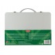 Set complet pentru desen DERWENT Academy, cutie metalica, creioane colorate, 28 buc/set, culori meta