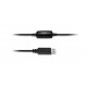 Casti Kensington, reglabile, microfon cu anulare sunet inclus, conexiune cablu USB-A 1.8 m, nergu