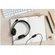 Casti Kensington, reglabile, microfon cu anulare sunet inclus, conexiume Jack3.5mm 1.8 m, nergu