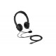 Casti Kensington, reglabile, microfon cu anulare sunet inclus, conexiune cablu USB-C 1.8 m, nergu